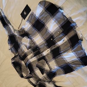 Button up flannel shirt